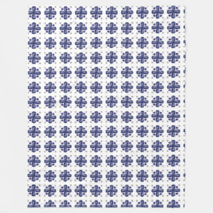 Couverture Polaire Clocher bleu