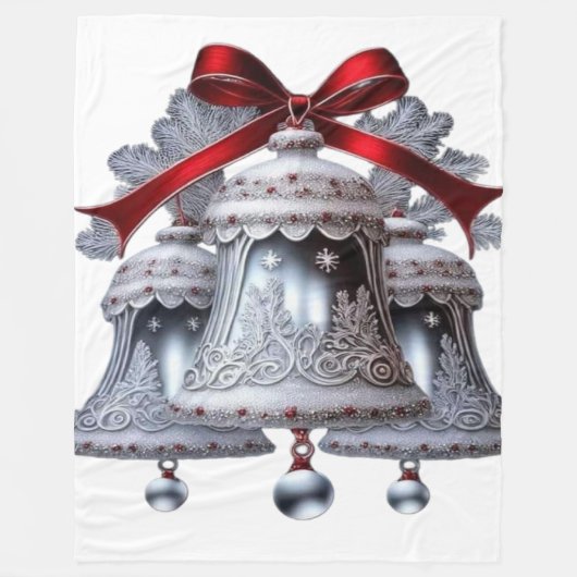 Couverture Polaire Cloches en argent (Devant)