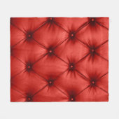 Couverture Polaire Close up background texture of scarlet red capiton (Devant (Horizontal))