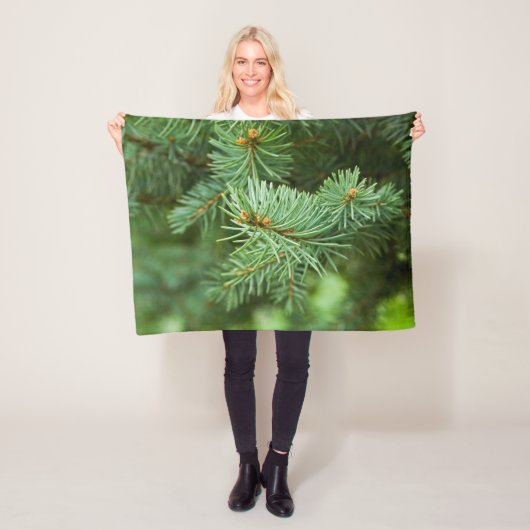 Couverture Polaire Closeuse de pin (En situation)
