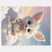 Couverture Polaire "Cloud Hopping Fun" (Devant (Horizontal))