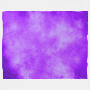 Couverture Polaire Clouds de bleuets Blanche