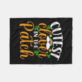 Couverture Polaire Clover Le Plus Cutest Dans Le Patch (Devant (Horizontal))