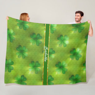 Couverture Polaire Clover populaire 4 Listes Collection verte