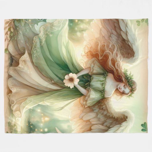 Couverture Polaire Clover Serenity Angel (Devant (Horizontal))