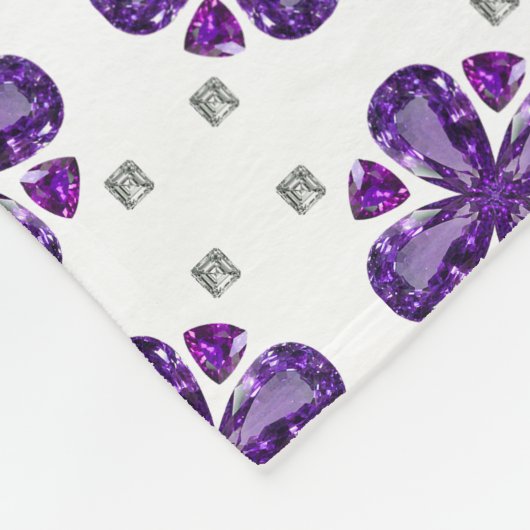 Couverture Polaire Clover violet (Coin)