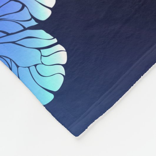 Couverture Polaire Clowing Night Butterflies (Coin)