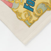 Couverture Polaire Clown Distribuant Des Fleurs À Une Femme À Cheval (Coin)