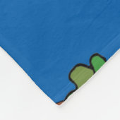 Couverture Polaire Clown et Taureau de rodéo (Coin)