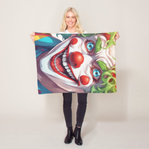 Couverture Polaire Clown Fleece Blanket, 30 po x 40 po