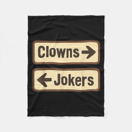 Couverture Polaire Clowns farceurs (Devant)