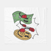 Couverture Polaire Club de combat Crypto (Devant (Horizontal))