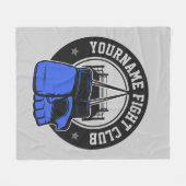 Couverture Polaire Club de combat mixte d'arts martiaux MIXED MARTIAL (Devant (Horizontal))