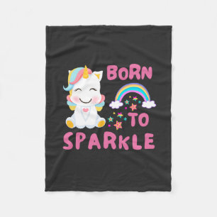 Couverture Polaire Club de fans de licorne Enfants magiques