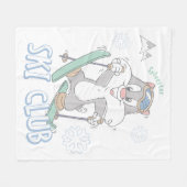 Couverture Polaire Club de ski Baby SYLVESTER™ (Devant (Horizontal))
