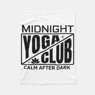 Couverture Polaire Club de yoga de minuit Professeur de méditation dr