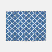 Couverture Polaire Cobalt Bleu clair Trellis Marocain (Devant (Horizontal))