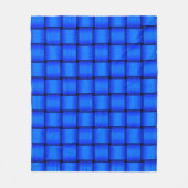 Couverture Polaire Cobalt Blue Ribbon Fleece Blanche (Devant)