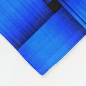 Couverture Polaire Cobalt Blue Ribbon Fleece Blanche (Coin)