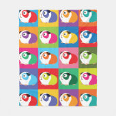 Couverture Polaire Cobayes d'art de bruit (Devant)