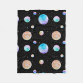 Couverture Polaire Cobertor Linha Galáxia de Tinta (Devant)