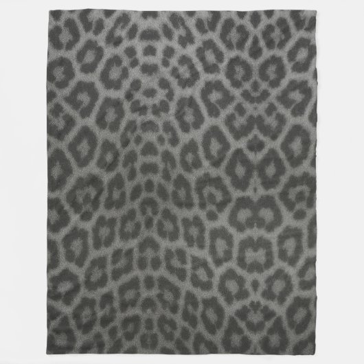 Couverture Polaire Cobertor Textura de Pele de Leopardo (Devant)