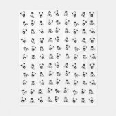 Couverture Polaire Cobija panda (Devant)