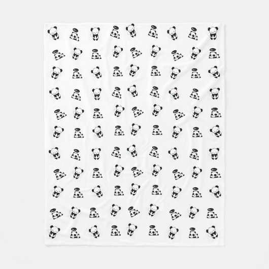 Couverture Polaire Cobija panda (Devant)