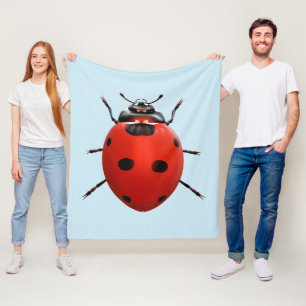 Couverture Polaire Coccinelle Chanceuse