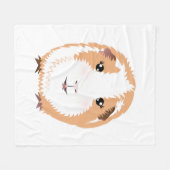 Couverture Polaire Cochon de Guinée (Devant (Horizontal))