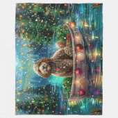 Couverture Polaire Cockapoo Christmas Festive Voyage (Devant)