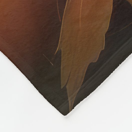 Couverture Polaire Cockapoo Puppy Citrouille d'automne (Coin)