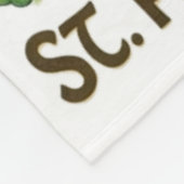 Couverture Polaire Cockapoo St Patrick's Day Lucky Dog Pot of Gold (Coin)