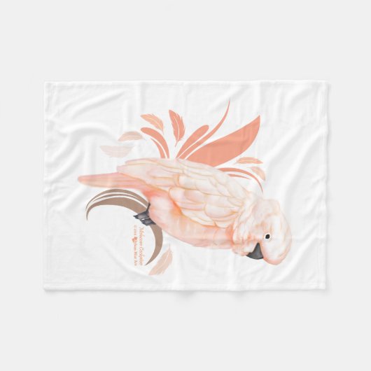 Couverture Polaire Cockatoo Moluccan (Devant (Horizontal))