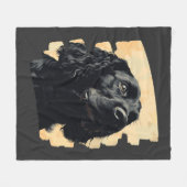 Couverture Polaire Cocker Spaniel  (Devant (Horizontal))