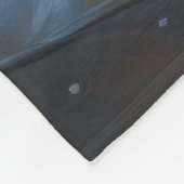 Couverture Polaire Cocker Spaniel avec les lumières de Noël (Coin)