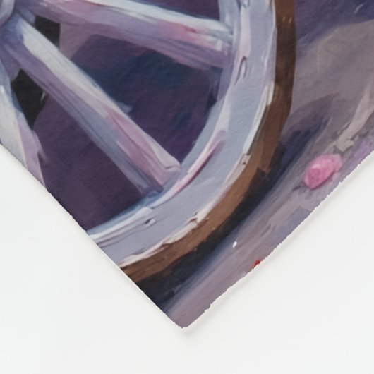 Couverture Polaire Cocker Spaniel Dog Valentine's Day  (Coin)