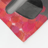 Couverture Polaire Cocker Spaniel voiture avec les coeurs Valentine's (Coin)