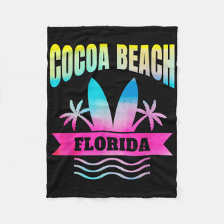 Couverture Polaire Cocoa Beach Floride Vacances Souvenir