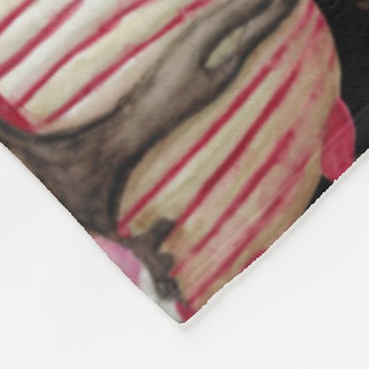 Couverture Polaire Cocoa marshmallows chocolat chaud bonbons hiver (Coin)