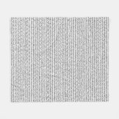 Couverture Polaire Codage (Devant (Horizontal))