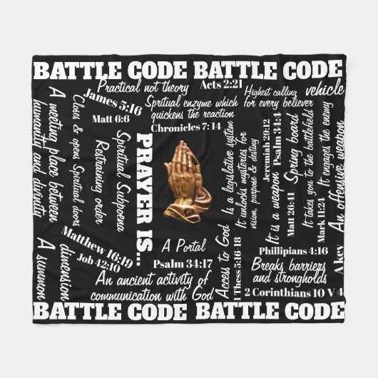 COUVERTURE POLAIRE CODE DE BATAILLE (CODE DE PRIÈRE) (Devant (Horizontal))