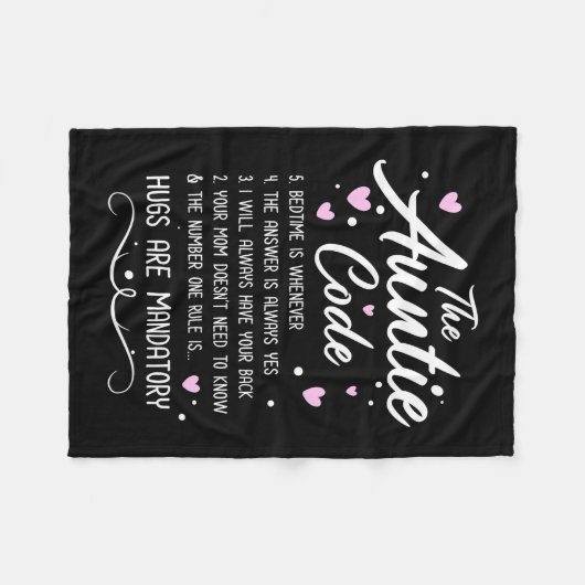 Couverture Polaire Code de la tante (Devant (Horizontal))