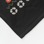 Couverture Polaire Code Qr Danse Trump Président Code Danse Noël (Coin)