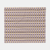 Couverture Polaire CODE symboles bleu petite impression (Devant (Horizontal))