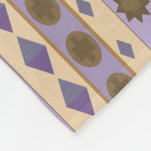 Couverture Polaire CODE symboles bleu petite impression (Coin)