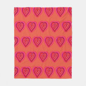 Couverture Polaire Coeur (Devant)