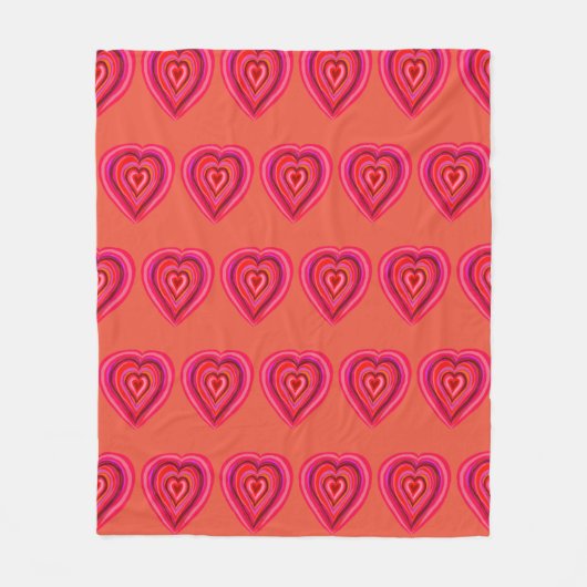 Couverture Polaire Coeur (Devant)