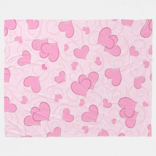 Couverture Polaire Coeur (Devant (Horizontal))