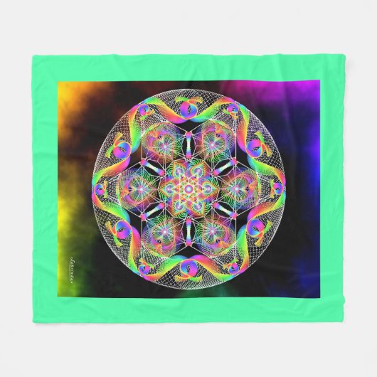 Couverture Polaire Coeur (Devant (Horizontal))